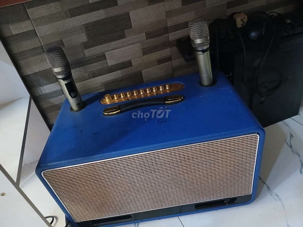Loa karaoke mini Xanh đã sử dụng. Mua bán Tivi, Âm thanh tại Quận Tân Bình Tp Hồ Chí Minh được đăng bởi Trương Bảo hình 1