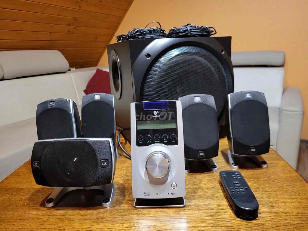 Hệ thống loa Logitech Z-5500 Đen. Mua bán Tivi, Âm thanh tại Quận 3 Tp Hồ Chí Minh được đăng bởi Lâm Xuân Chuong hình 1