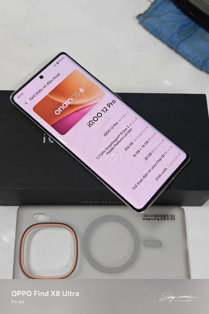 iQOO 12 Pro 16GB/256GB Trắng. Mua bán Điện thoại tại Huyện Long Hồ Vĩnh Long được đăng bởi ptiteck hình 1