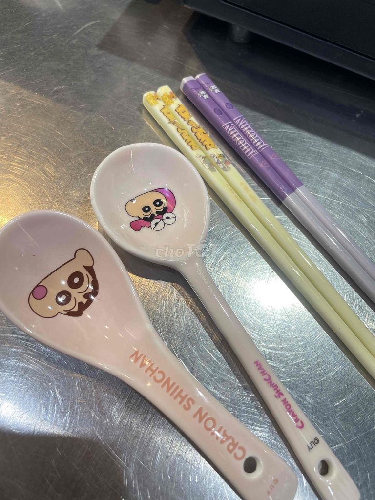 Bộ Đũa Muỗng Hoạt Hình Dễ Thương. Mua bán Dụng cụ nhà bếp tại Quận 1 Tp Hồ Chí Minh được đăng bởi Thanh Hằng hình 1