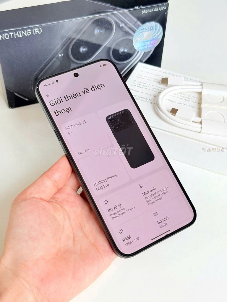 Nothing Phone (4a) Pro 256GB Đen. Mua bán Điện thoại tại Quận Đống Đa Hà Nội được đăng bởi Hội Đồ Điện Tử hình 1