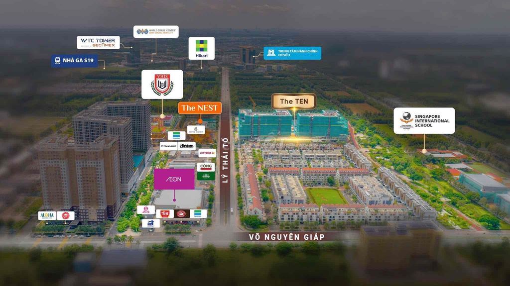 bán căn hộ 2PN - 50m2 - 2,3 tỷ - The NEST Midori Park - TP Mới BD - 131177922