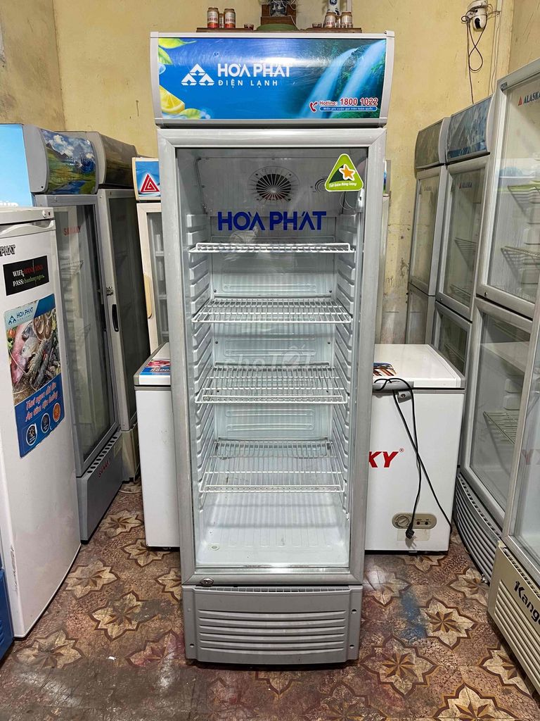 tủ mát hoà phát 400l còn đẹp mới 85%