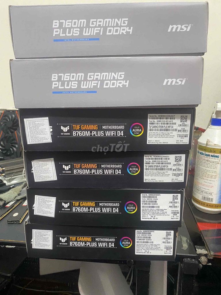 Bo mạch chủ MSI B760M Gaming Plus WIFI DDR4. Mua bán Linh kiện (RAM, Card...) tại Quận Nam Từ Liêm Hà Nội được đăng bởi Do Duc sang hình 1