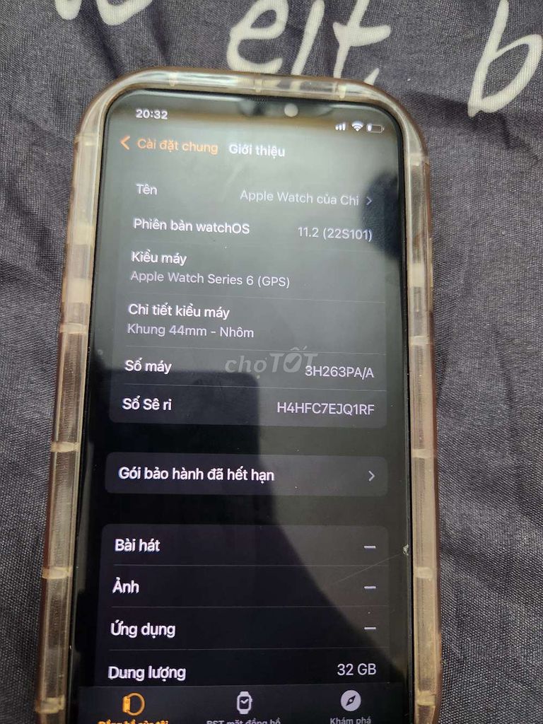 seri 6 cần giao lưu sang đồng hồ android