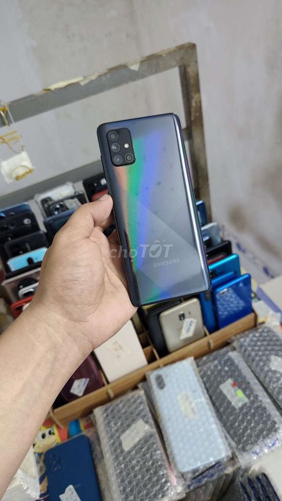 Samsung A71 5G, ram 8gb, 128gb, zin 💯. Mua bán Điện thoại tại Quận Gò Vấp Tp Hồ Chí Minh được đăng bởi A LONG   nhận thanh toán THẺ TÍN DỤNG hình 1