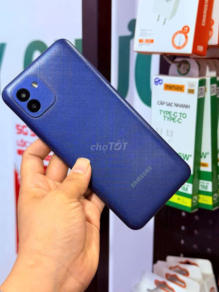 Samsung A03 4GB/64GB Xanh. Mua bán Điện thoại tại Thành phố Sóc Trăng Sóc Trăng được đăng bởi điện thoại giá sỉ 501lê Hồng Phong  hình 1