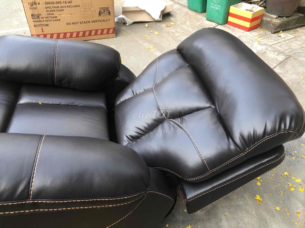 Ghế Sofa da thư giãn cao cấp- Hàng xuất Mỹ. Mua bán Bàn ghế tại Thành phố Thủ Đức Tp Hồ Chí Minh được đăng bởi nguyen thi an hình 3