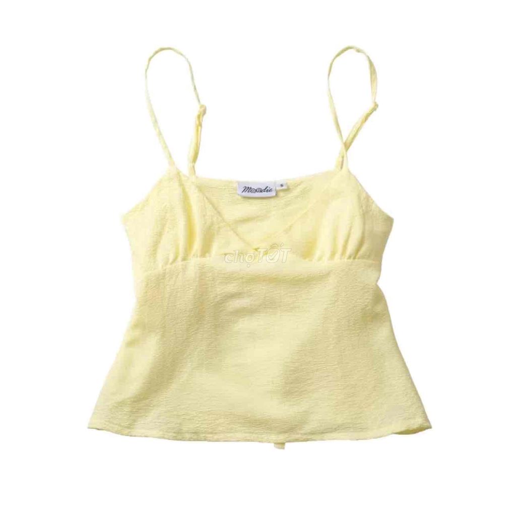 Áo hai dây nữ Vàng bơ size S. Mua bán Quần áo tại Quận 4 Tp Hồ Chí Minh được đăng bởi pass đồ hình 1