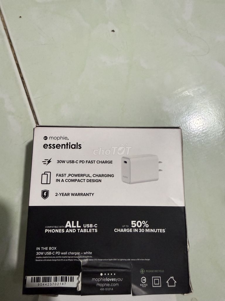 Pass cục sạc nhanh 30w cổng USB-C. Mua bán Phụ kiện (Màn hình, Chuột...) tại Thành phố Dĩ An Bình Dương được đăng bởi Đoàn Anh Luận hình 1