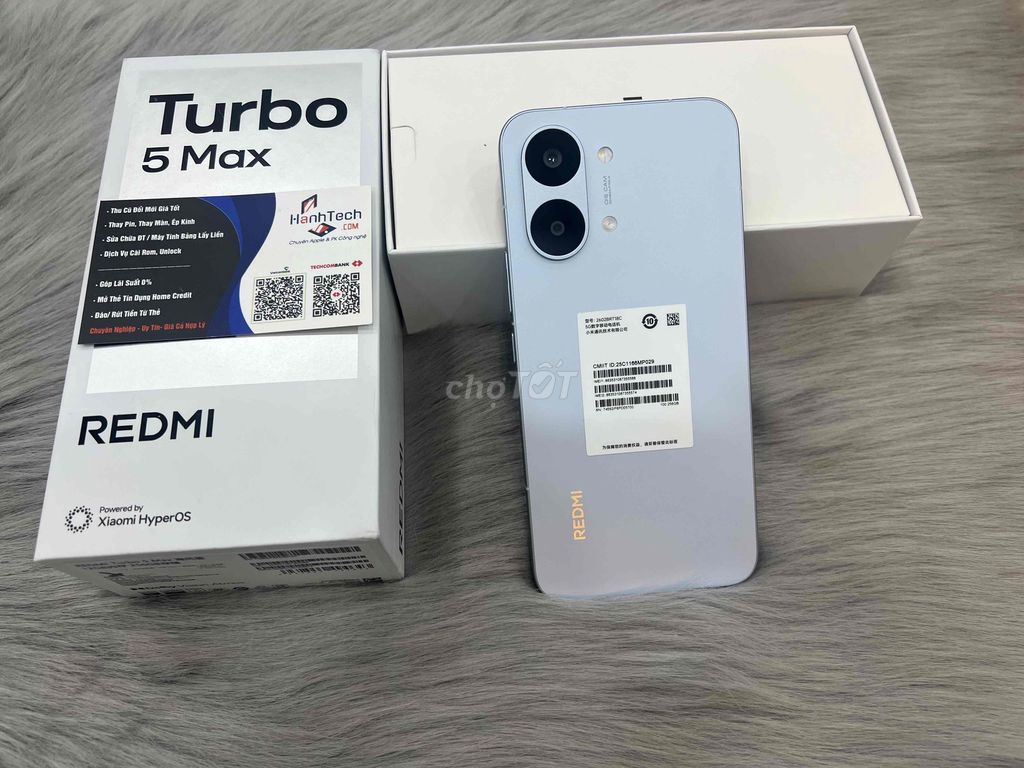 Xiaomi Redmi Turbo 5 Max 12GB/256GB Xanh Blue. Mua bán Điện thoại tại Quận 3 Tp Hồ Chí Minh được đăng bởi Hạnh Tech hình 1