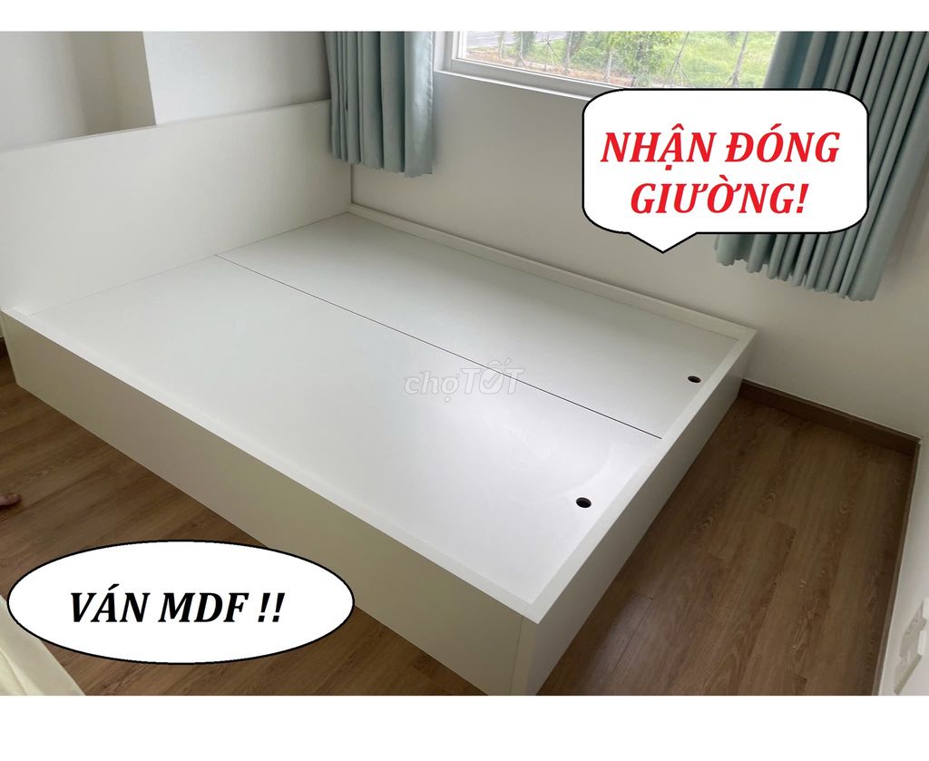 GIƯỜNG NGỦ 1M5 X 1M9 - NHẬN ĐÓNG THEO KT -