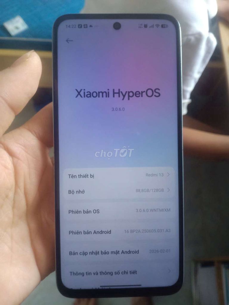 Xiaomi Redmi 13 128GB Xanh. Mua bán Điện thoại tại Huyện Đăk Đoa Gia Lai được đăng bởi hoàn hình 1