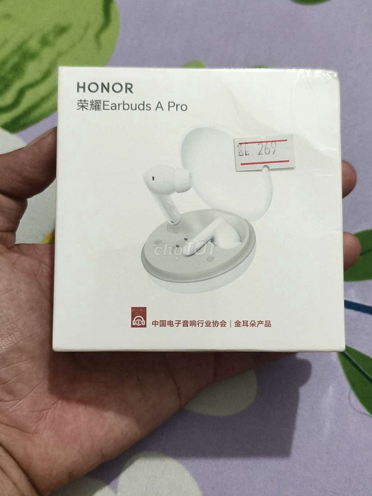 Tai nghe Honor Earbuds A Pro Trắng Mới. Mua bán Tivi, Âm thanh tại Thành phố Qui Nhơn Bình Định được đăng bởi Huỳnh An Di hình 1