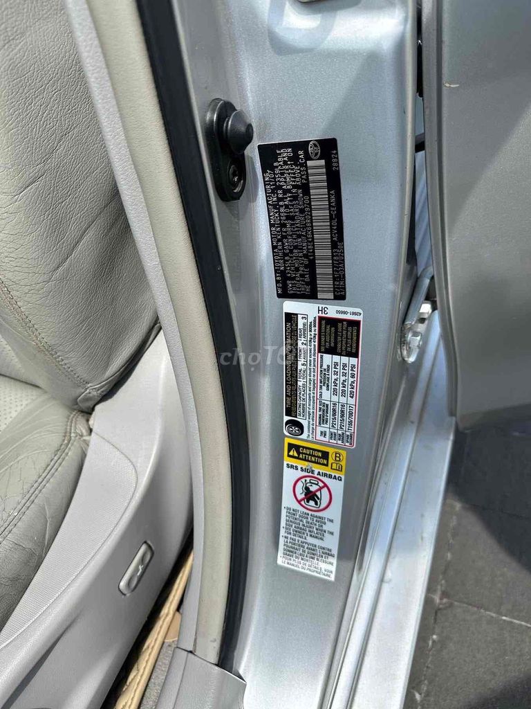 BÁN CAMRY 2.4LE 2007 NHẬP MỸ CHẤT LƯỢNG CAO. Mua bán Ô tô tại Quận Long Biên Hà Nội được đăng bởi Em Minh hình 19