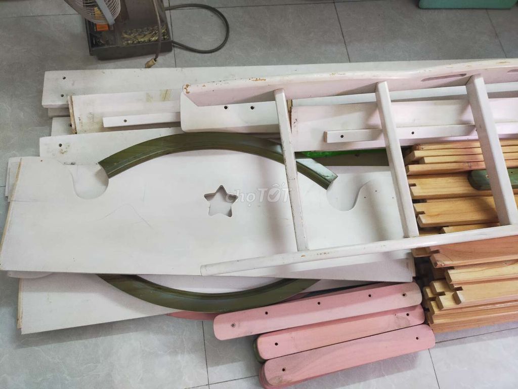 Giường tầng gỗ cao su 1x1.9m. Mua bán Giường, chăn ga gối nệm tại Quận Gò Vấp Tp Hồ Chí Minh được đăng bởi thanh Tòng  hình 1