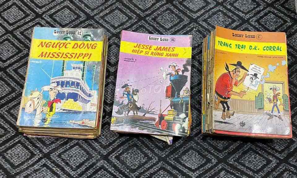 Truyện Lucky Luke Phiêu lưu Miền Tây 79 tập. Mua bán Sách tại Quận 4 Tp Hồ Chí Minh được đăng bởi Đại Lâm Mộc Nguyễn Đức hình 1