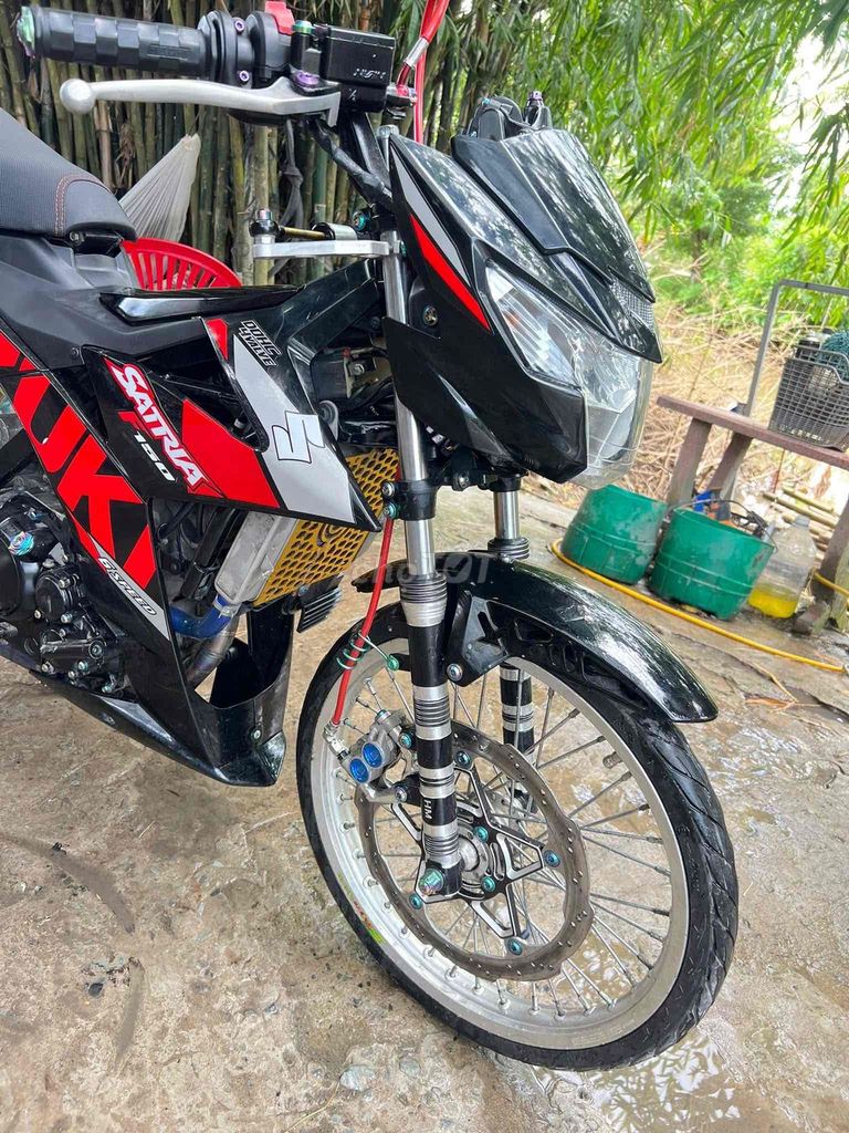 Suzuki Satria 150 Kiểng Đỏ đen bóng. Mua bán Xe máy tại Huyện Lai Vung Đồng Tháp được đăng bởi Hoài Tính hình 5