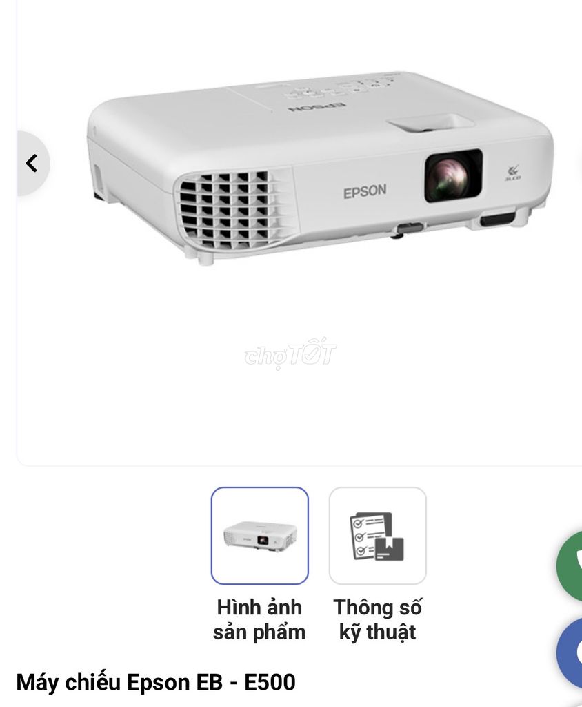 Máy chiếu Epson EB-E500. Mua bán Đồ dùng văn phòng tại Thành phố Cà Mau Cà Mau được đăng bởi Baclinh Bach hình 1