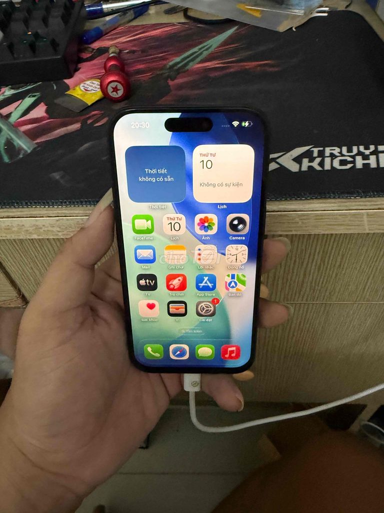 Apple iPhone 16 128GB quốc tế truetone face id ok. Mua bán Điện thoại tại Thành phố Thủ Đức Tp Hồ Chí Minh được đăng bởi bin  hình 1