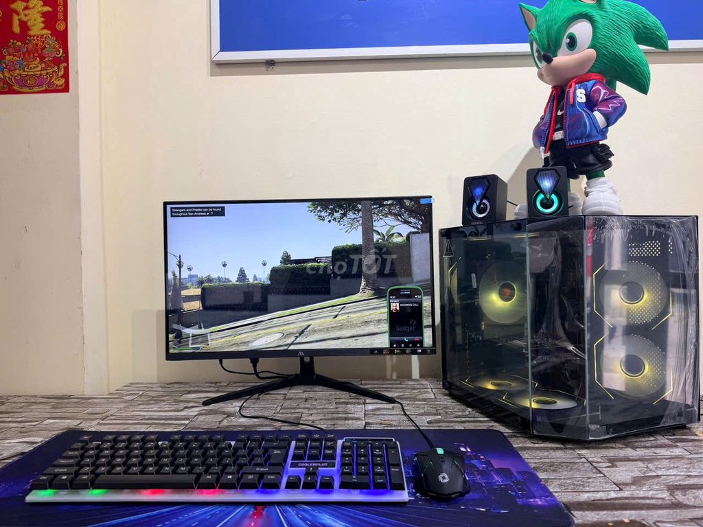 Trọn Bộ MáyI5 9400F/16GB/VGA 1060 3GB Màn24" 120HZ. Mua bán Máy tính để bàn tại Quận 11 Tp Hồ Chí Minh được đăng bởi Vi Tính Lâm Dũng hình 1