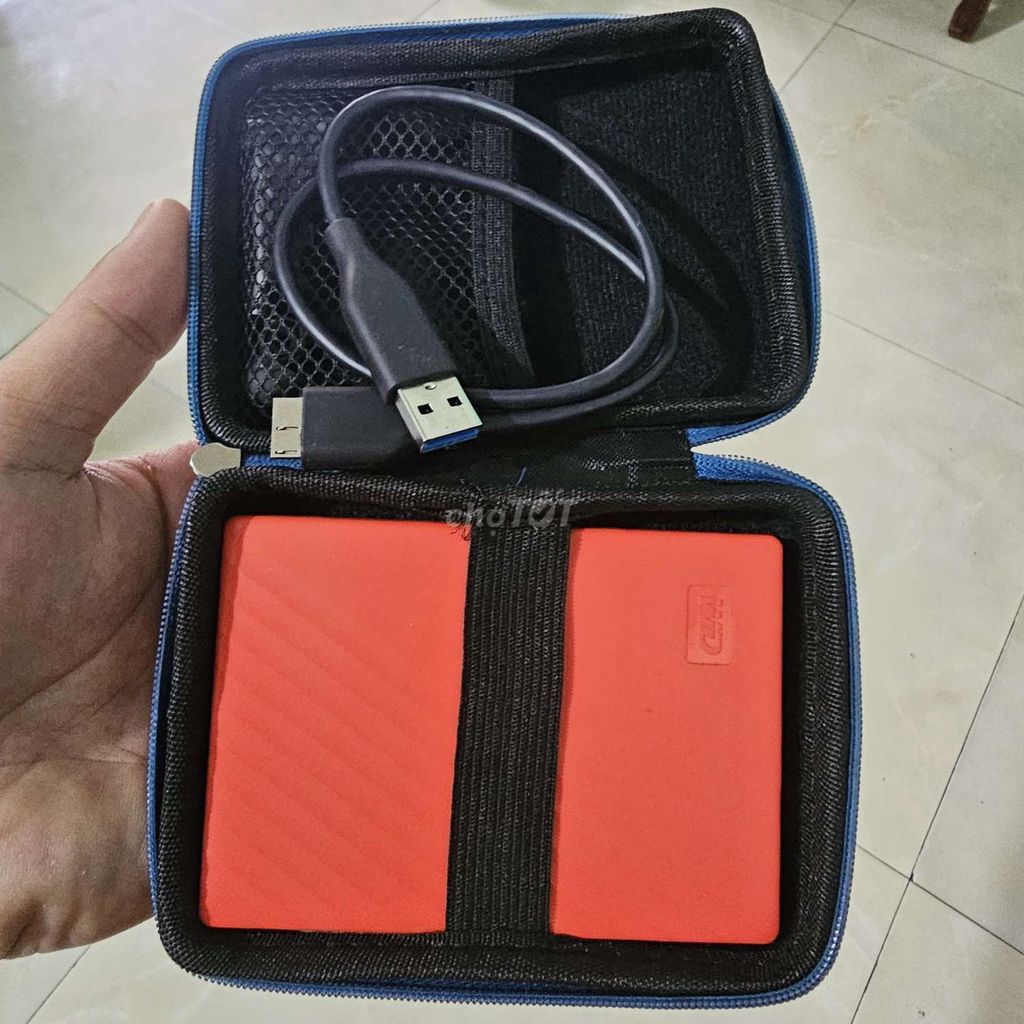 Ổ cứng di động WD 1TB Đỏ. Mua bán Linh kiện (RAM, Card...) tại Huyện Gia Lâm Hà Nội được đăng bởi bhbn hình 1