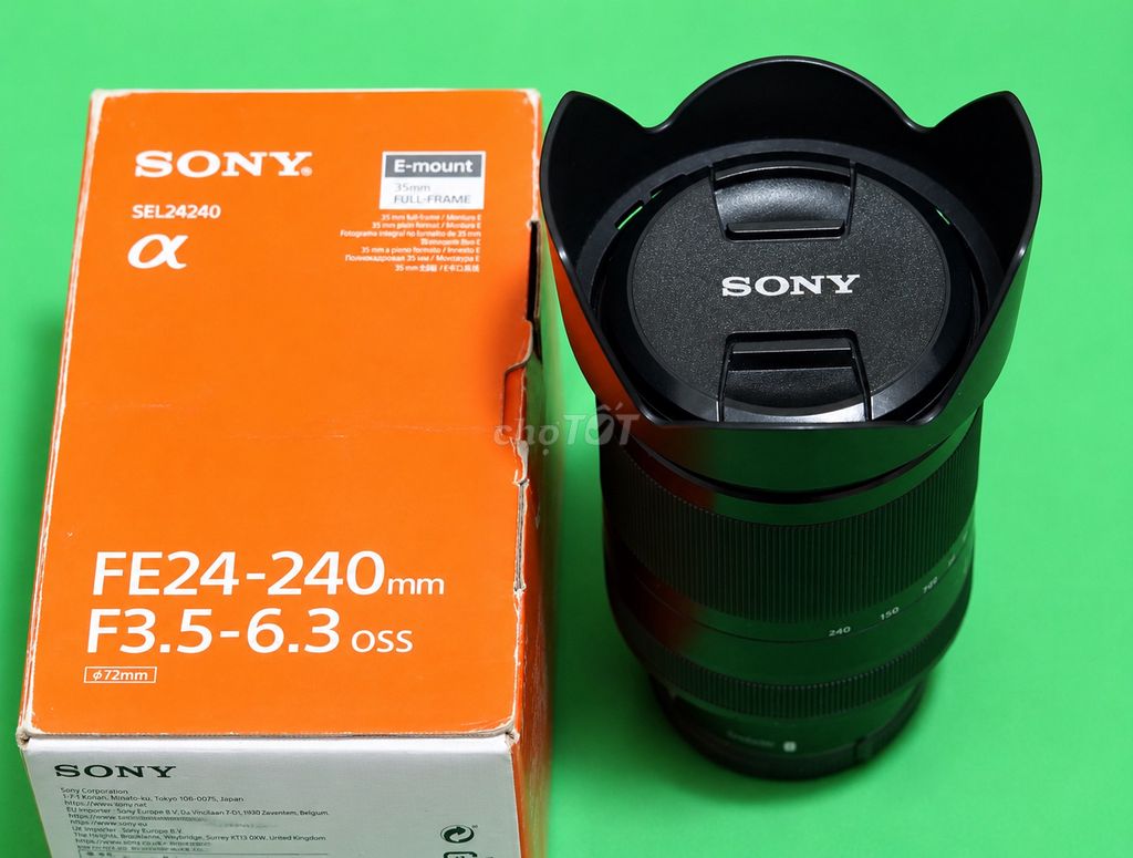 Ống kính Sony FE 24-240mm F3.5-6.3 OSS E-mount Đen. Mua bán Máy ảnh, Máy quay tại Quận Hà Đông Hà Nội được đăng bởi Hiếu hình 1