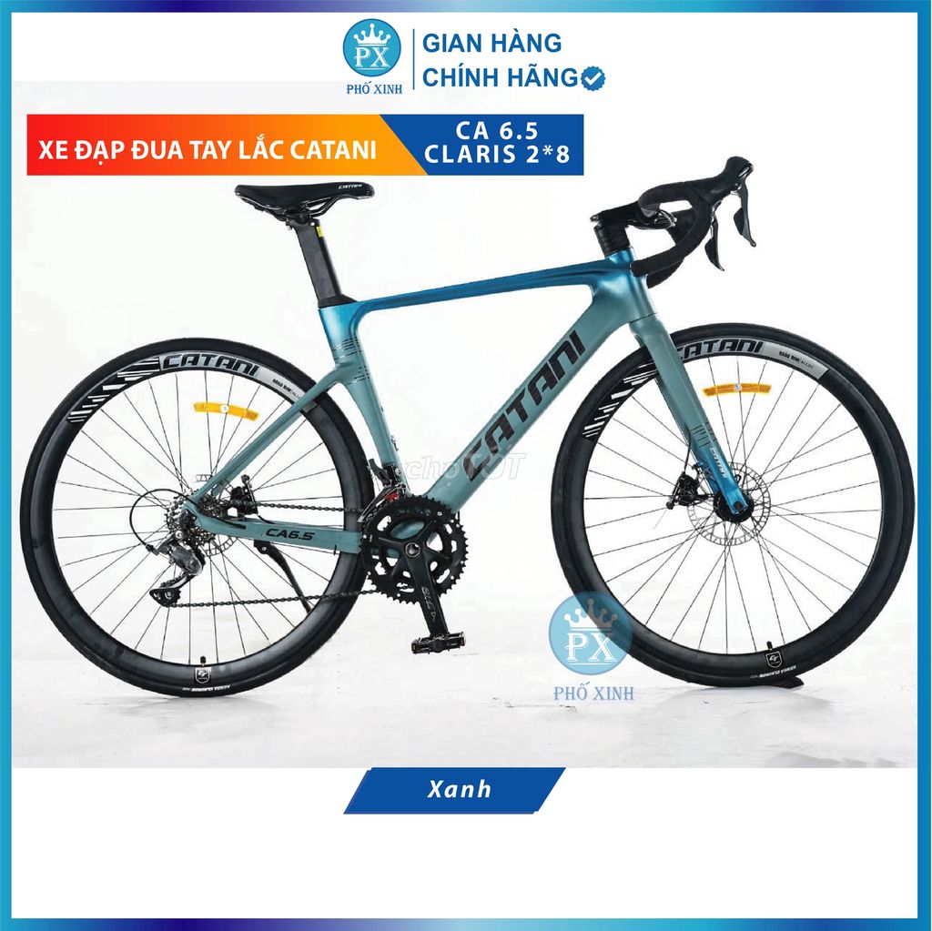 XE ĐẠP ROAD CATANI 6.5 TAY CONG. Mua bán Xe đạp tại Thành phố Bà Rịa Bà Rịa - Vũng Tàu được đăng bởi PHỐ XINH hình 2