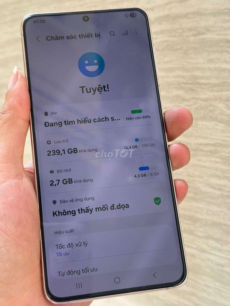 Samsung Galaxy S21+ 5G 256GB Hồng 8GB Like New. Mua bán Điện thoại tại Quận Ba Đình Hà Nội được đăng bởi Duc Minh hình 1
