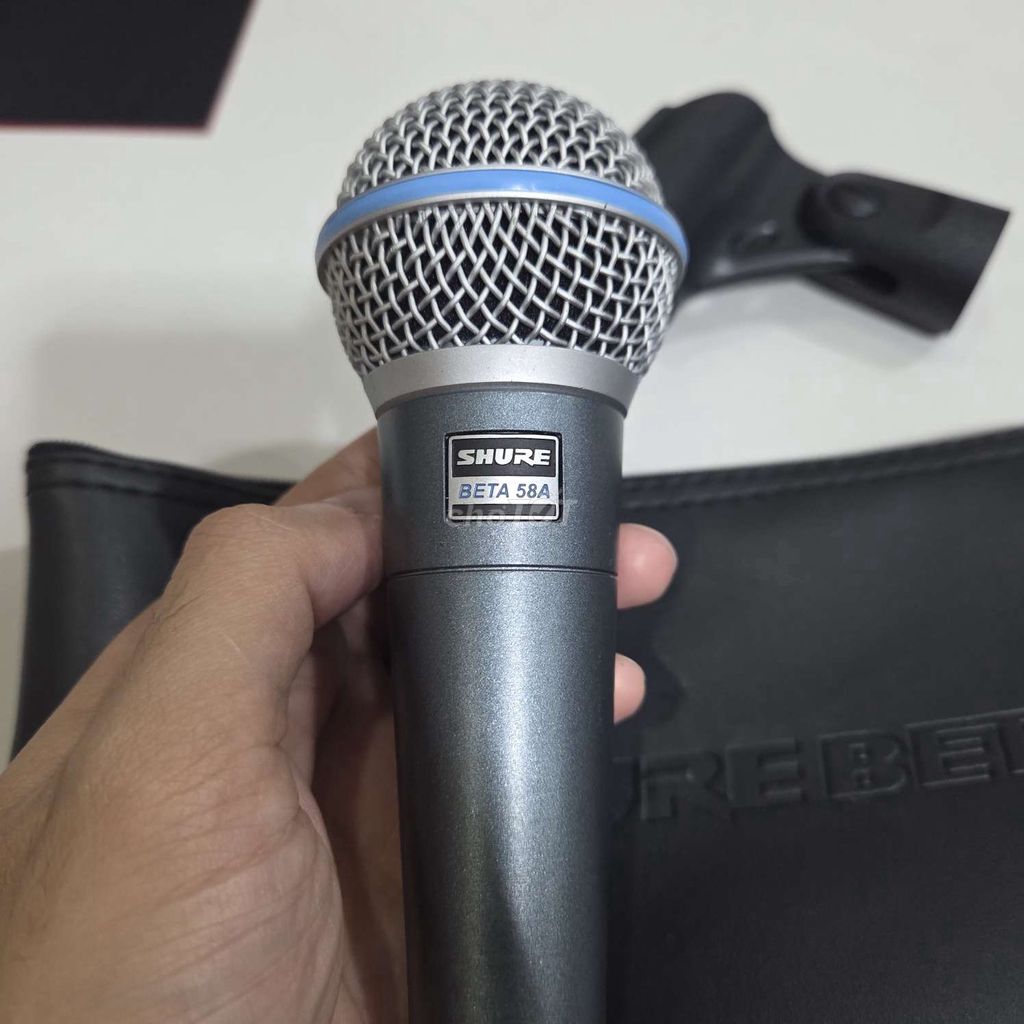 Mic shure beta 58a, like new, hoạt động tốt. Mua bán Tivi, Âm thanh tại Quận Phú Nhuận Tp Hồ Chí Minh được đăng bởi Truong hình 1