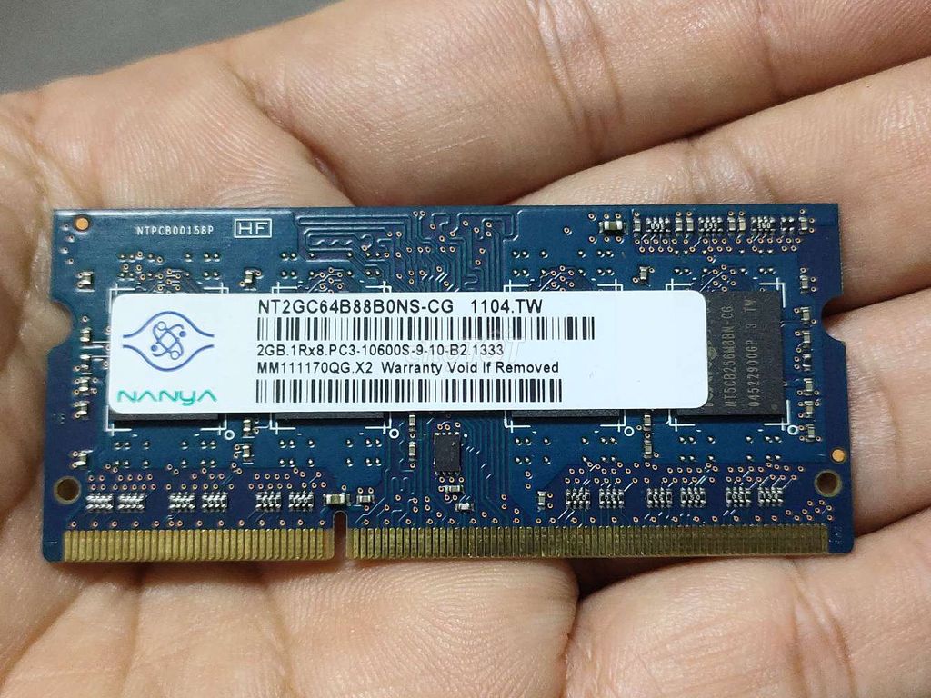 RAM Nanya NT2GC64B88B0NS-CG. Mua bán Linh kiện (RAM, Card...) tại Thành phố Long Xuyên An Giang được đăng bởi  Nguyễn 25286 hình 1