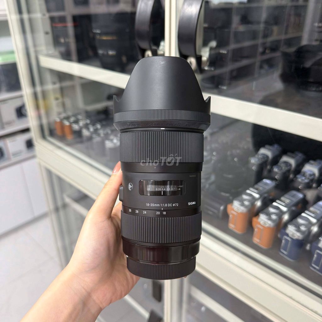 Sigma 18-35mm F1.8 ART fullbox 99%. Mua bán Máy ảnh, Máy quay tại Quận Hai Bà Trưng Hà Nội được đăng bởi Máy Ảnh Nguyễn Cường hình 1