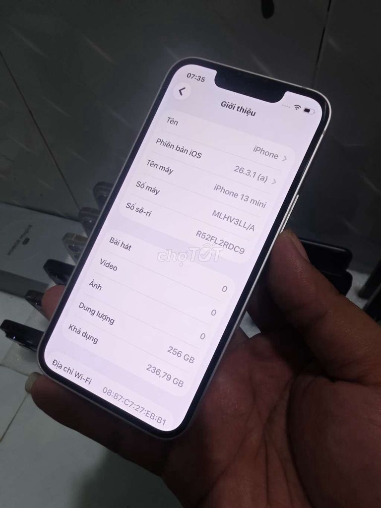 Apple iPhone 13 mini 256GB Hồng. Mua bán Điện thoại tại Huyện Bình Chánh Tp Hồ Chí Minh được đăng bởi Lâm mobiphone hình 1