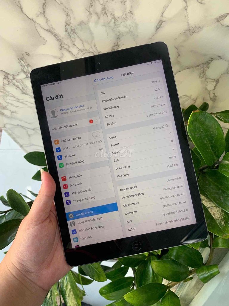 Thanh Lý iPad Air 1 16gb sử dụng sim 4G có giao lu