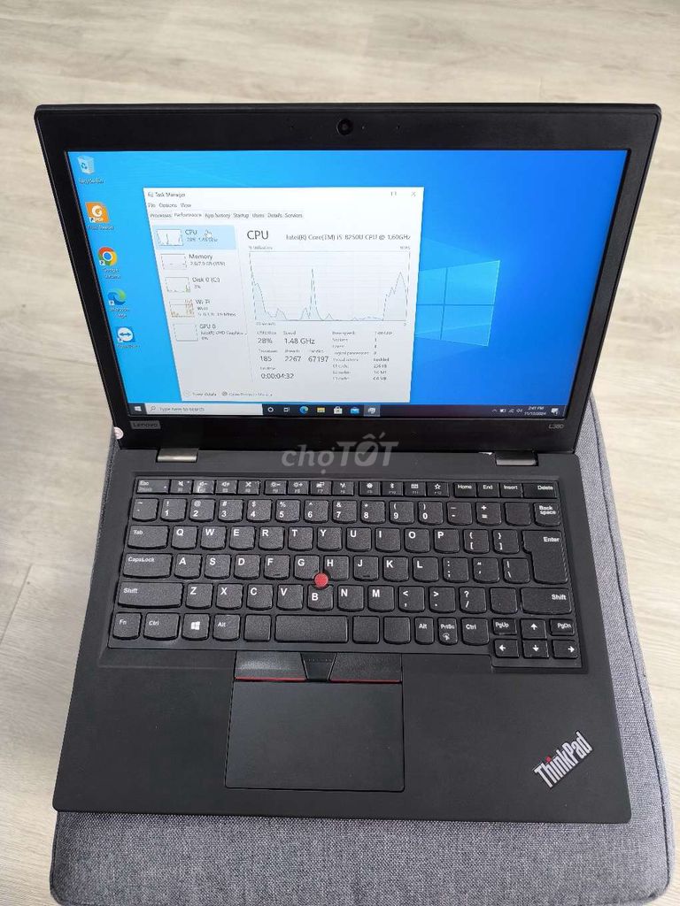 Thanh lý Laptop Thinkpad L380 i5-8250U ram8 ssd256