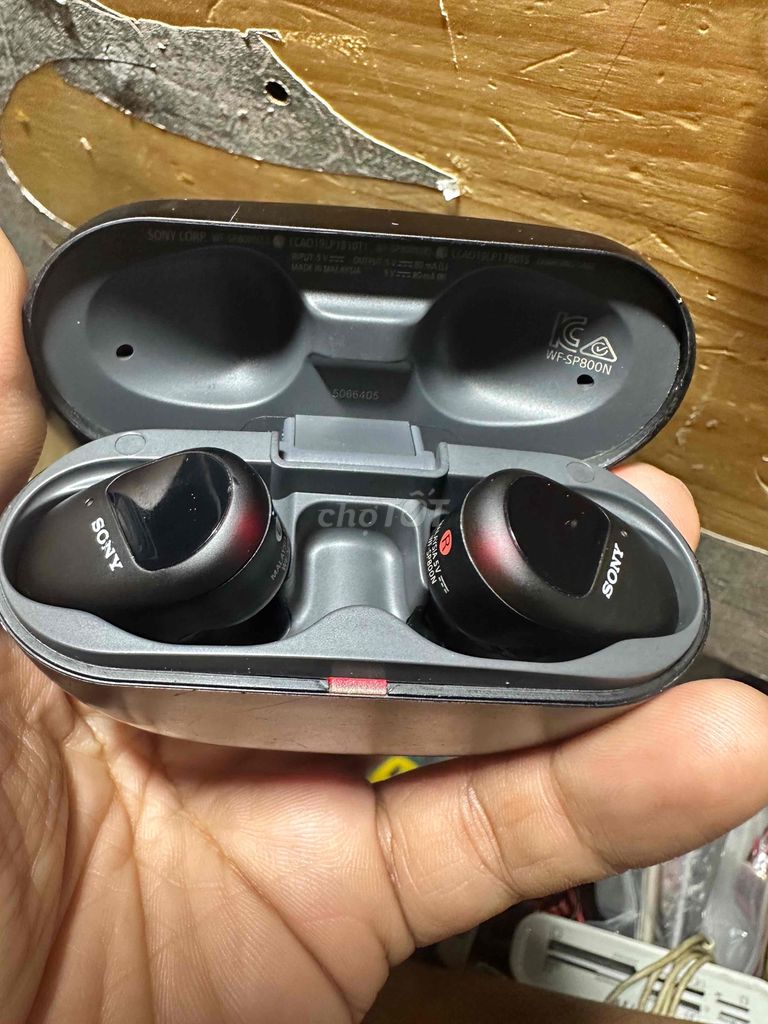 Tai nghe Sony WF-SP800N Chống ồn Đen. Mua bán Tivi, Âm thanh tại Quận Phú Nhuận Tp Hồ Chí Minh được đăng bởi Tấn hình 1