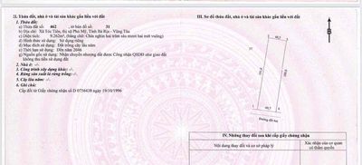 cần bán gấp lô đất sào 9262m2 xã tóc tiên tp Phú Mỹ 6,7 ty. Mua bán đất tại Thị xã Phú Mỹ Bà Rịa - Vũng Tàu được đăng bởi Mai Thanh Tú