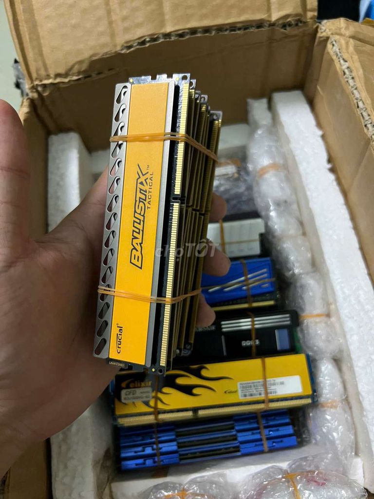 Ram pc ddr3 4gb bus 1600 nhập khẩu 70k