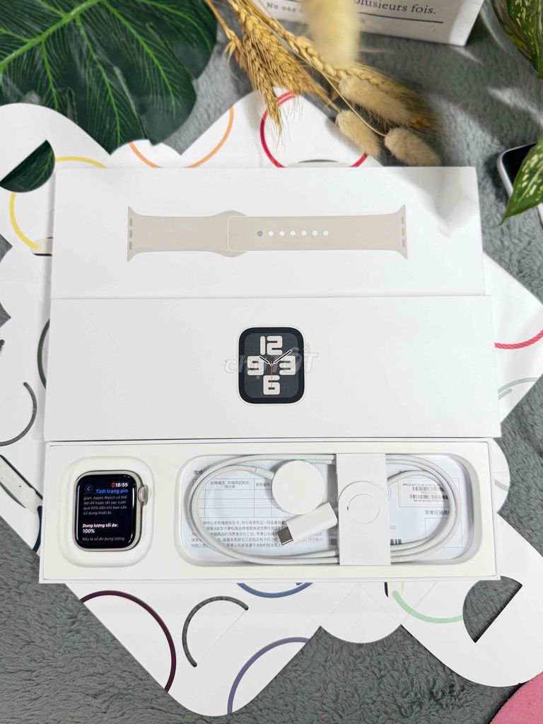 Apple Watch SE 2 40mm Starlight. full box. Mua bán Thiết bị đeo thông minh tại Quận 10 Tp Hồ Chí Minh được đăng bởi  Hoa Nhung Apple hình 1