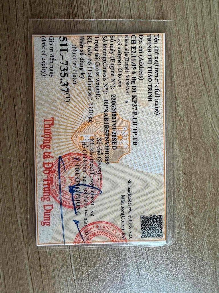 VinFast Lux A2.0 2022 A2.0 Tiêu chuẩn - 70000 km. Mua bán Ô tô tại Thành phố Thủ Đức Tp Hồ Chí Minh được đăng bởi Hiếu Nguyễn Công hình 11