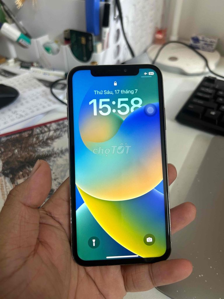 Apple iPhone X 64GB Trắng Mất Face ID. Mua bán Điện thoại tại Thành phố Thái Bình Thái Bình được đăng bởi Mạnh Mạnh hình 1