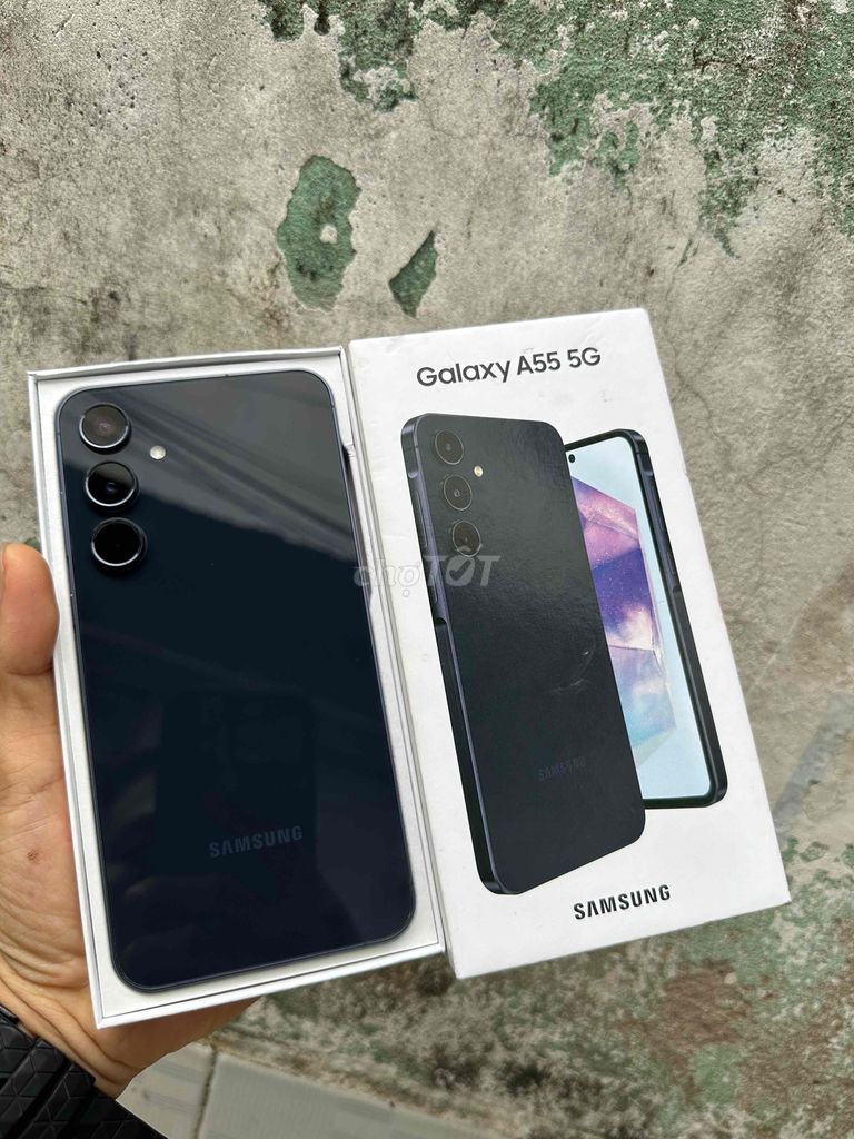 Samsung A55 5G fullbox zin đẹp ram8/128 bh dài