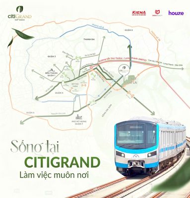 Căn hộ cao cấp Citi Grand Q2 - Chỉ từ 2,8 tỷ gần tuyến Metro tiện. Mua bán căn hộ/chung cư tại Thành phố Thủ Đức Tp Hồ Chí Minh được đăng bởi Ngô Minh Lự