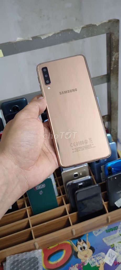 Samsung A750, ram 4g , 64gb. Mua bán Điện thoại tại Quận Gò Vấp Tp Hồ Chí Minh được đăng bởi A LONG   nhận thanh toán THẺ TÍN DỤNG hình 1