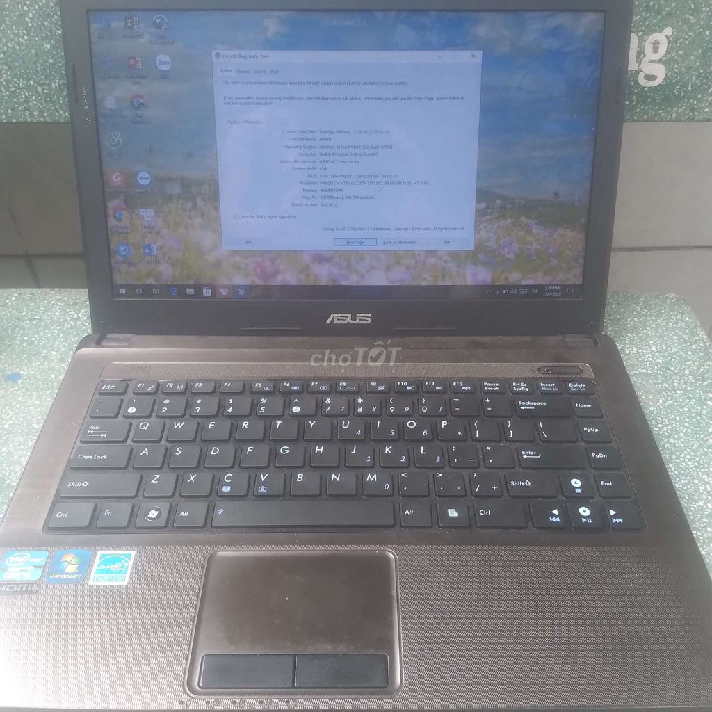 Asus 14 icnh bóng đẹp ram 4g ssd 128g pin tốt. Mua bán Laptop tại Thành phố Thủ Dầu Một Bình Dương được đăng bởi Thanh Bình hình 1