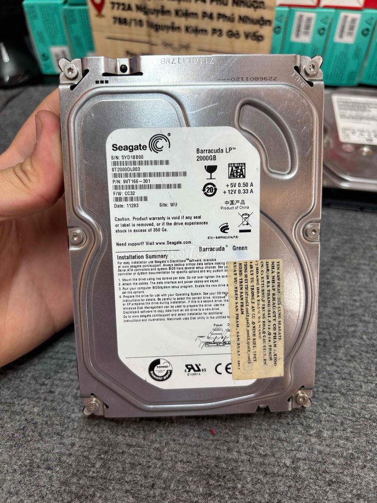 🔥Ổ cứng HDD 2000GB Seagate chuyên camera