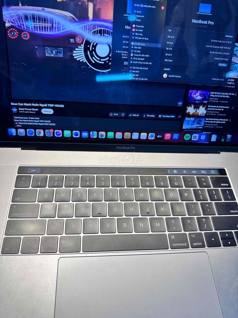 Dư thanh lý nhanh macbook pro 2017