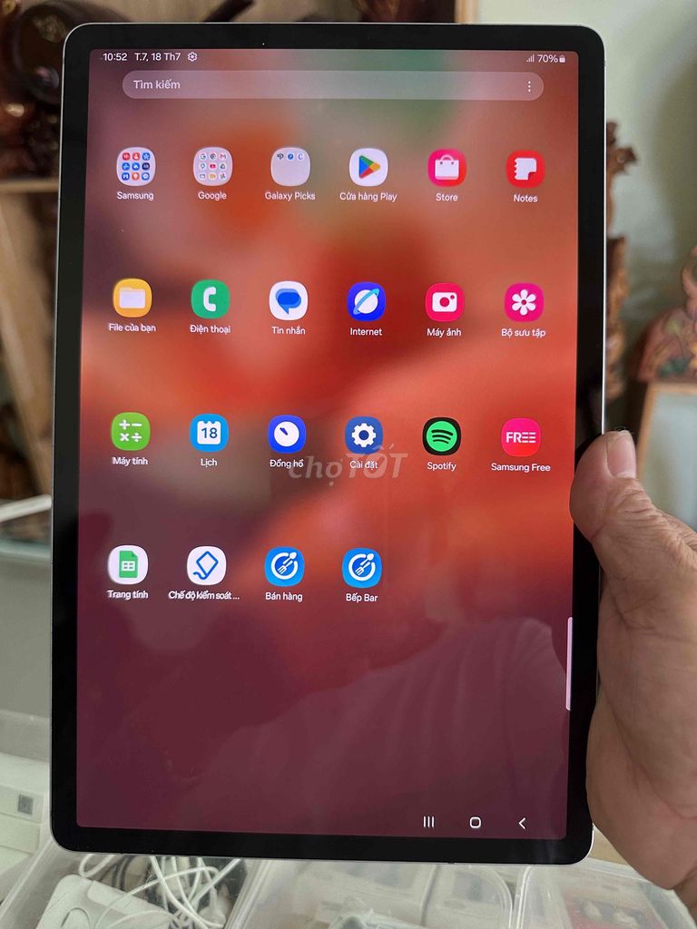 Samsung Galaxy Tab S7 FE 4G WiFi Bạc. Mua bán Máy tính bảng tại Thành phố Phan Rang-Tháp Chàm Ninh Thuận được đăng bởi Huong hình 1