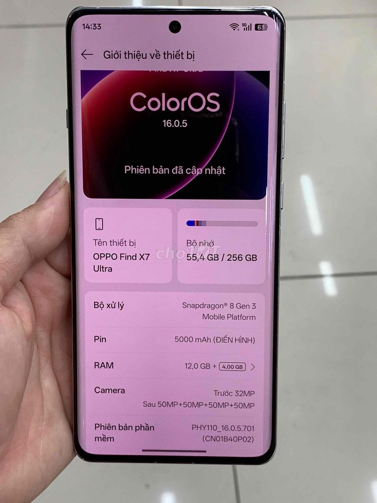 Oppo Find X7 Ultra 256GB. Mua bán Điện thoại tại Quận 12 Tp Hồ Chí Minh được đăng bởi Hoà hình 1
