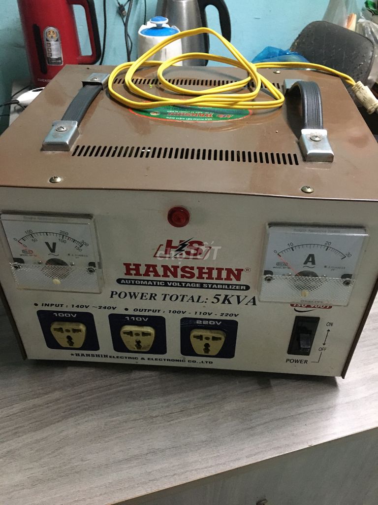 Bán ổn áp HUNSHEN 5KVA còn mới